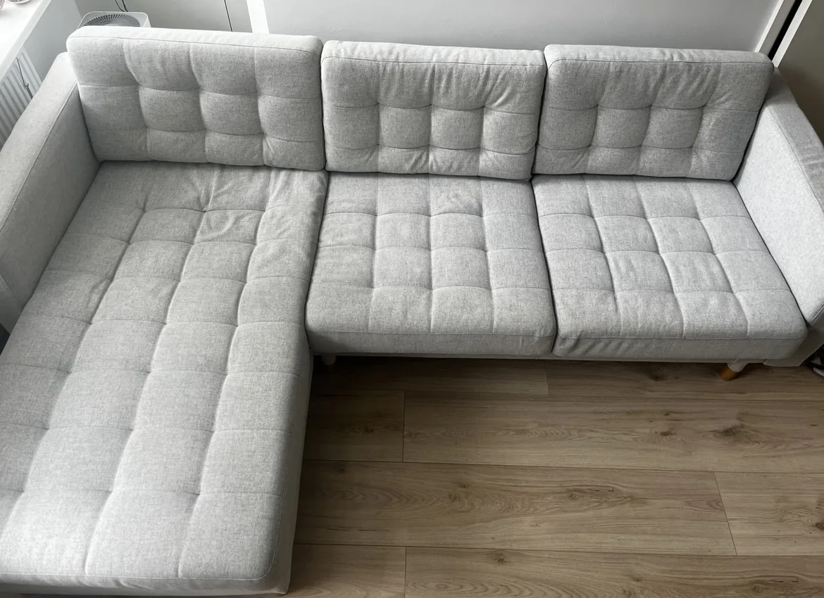 Stoelen reinigen resultaat
