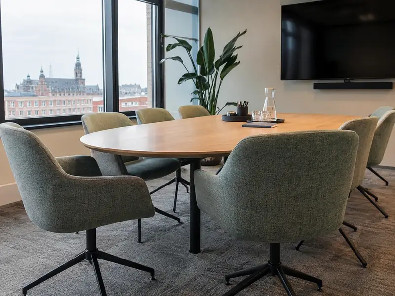 Gereinigd meubilair, zakelijke dienstverlening
